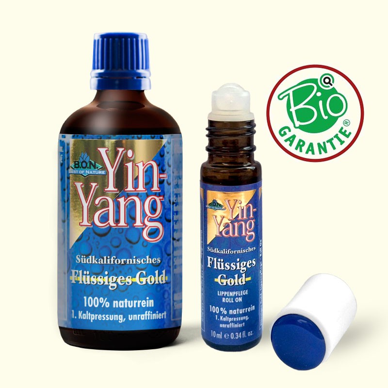 Yin-Yang Dél-Kaliforniai folyékony arany - jojoba olaj szett Yin-Yang Dél-Kaliforniai folyékony arany - jojoba olaj szett